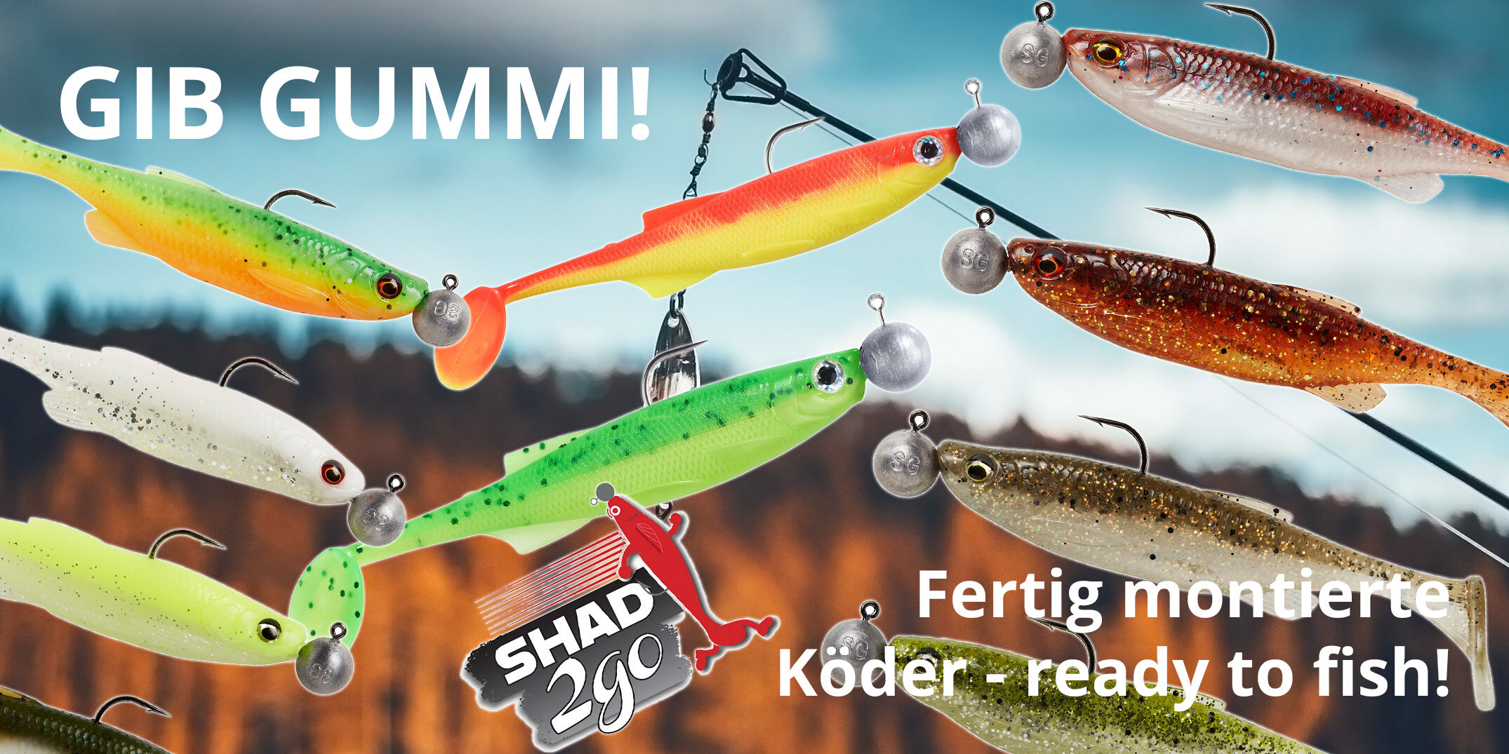 Gummi-Köder