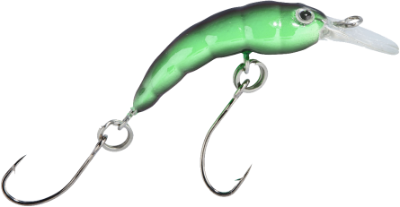 Balzer Forellenwobbler "Hectic Maggot" SI - Chatreuse