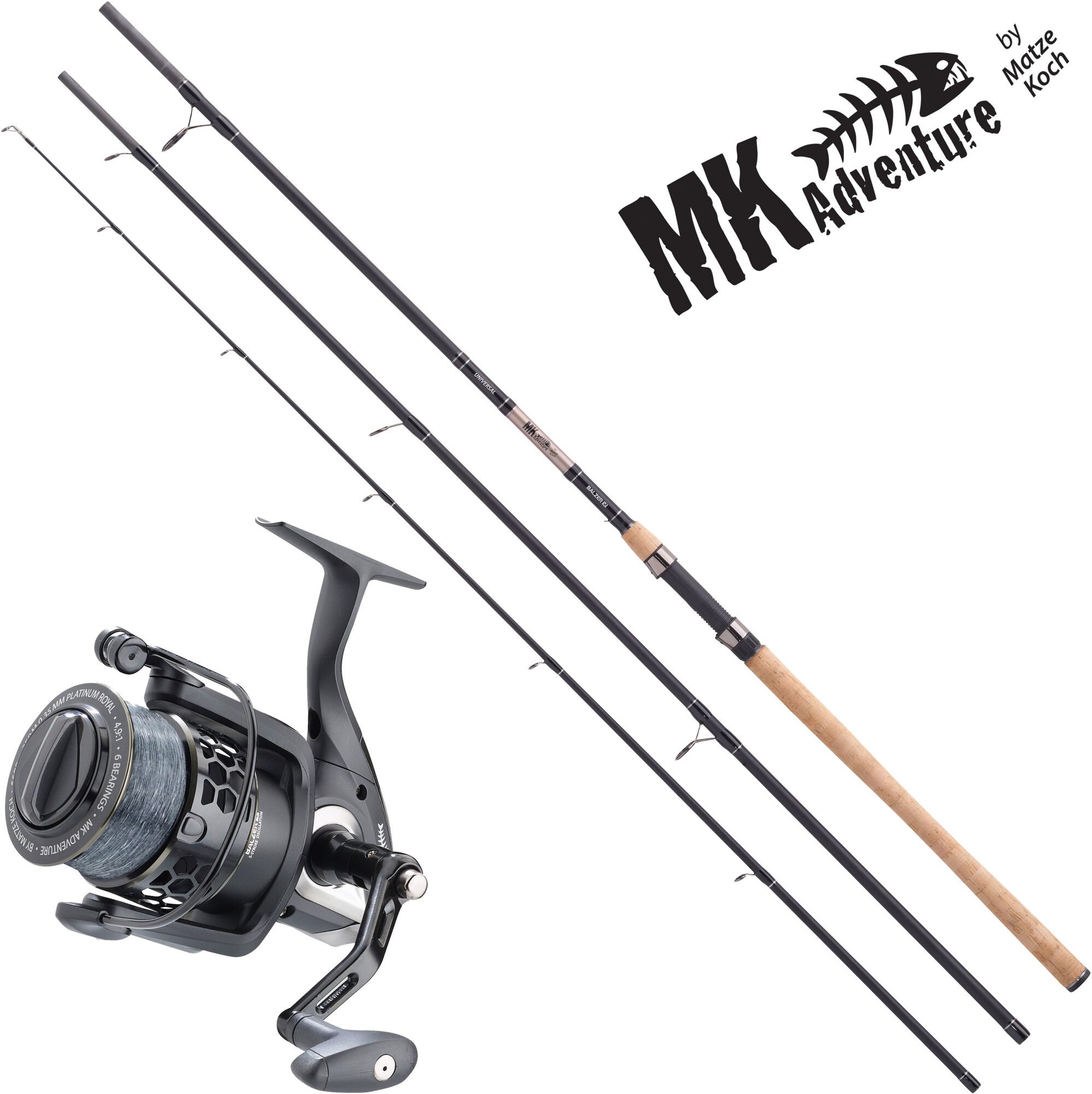 Balzer MK Matze Koch Adventure Combos Universal 3-teilig 3,60m 30-80g 