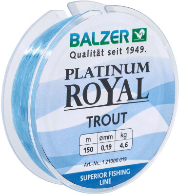 Balzer Platinum Royal Trout blau 150 m