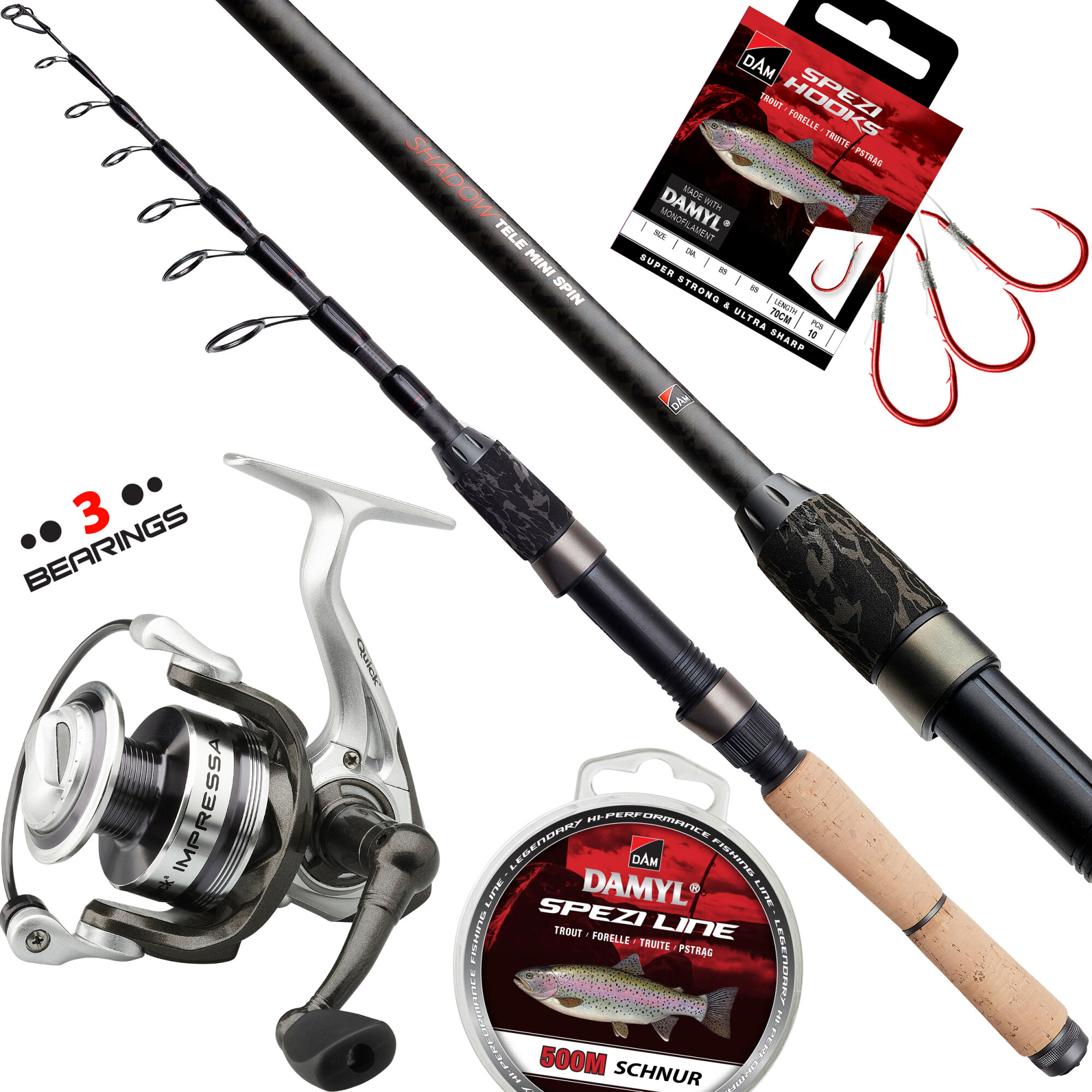 DAM Angelrute Shadow Tele (Länge: 300 cm) günstig kaufen | Askari Angelshop DAM Angelrute Shadow Tele (Länge: 300 cm) günstig kaufen | Askari Angelshop