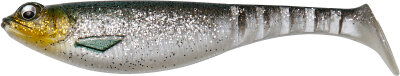 DAM Gummifisch Effzett "Shadster Power Tail" - Silver Shiner UV 6 cm