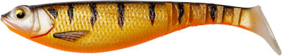 DAM Gummifisch Effzett "Shadster Power Tail" - Golden Shiner UV 6 cm