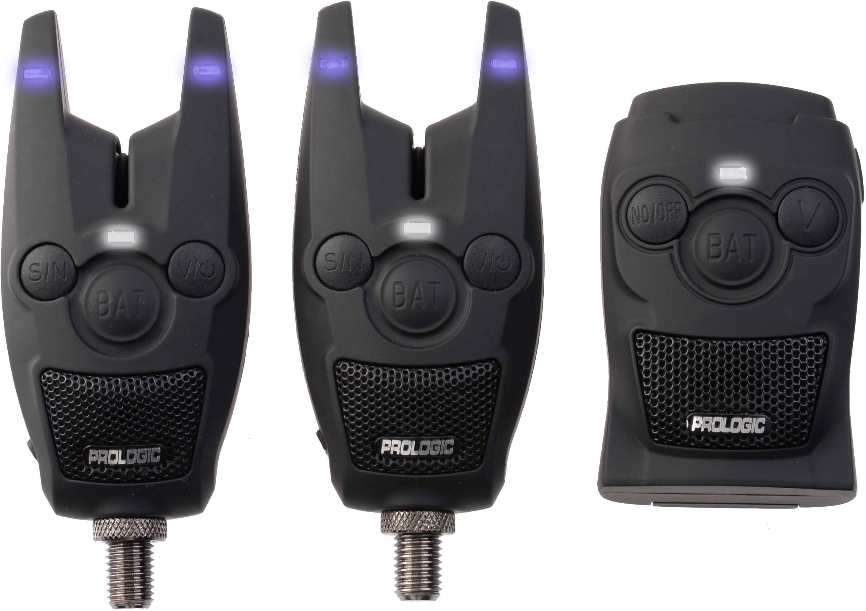 Prologic BAT+ Bite Alarm Set Blue 2+1 FunkBissanzeigerset Fischzeux.at 84,90