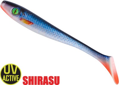 Balzer Shirasu "Pike Collector" Shad - Weissfisch