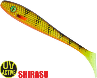 Balzer Shirasu Pike Collector Shad - UV Perch