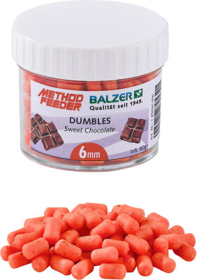 Balzer Method Feeder Dumbbells 6 mm - Orange/Sweet Chocolate
