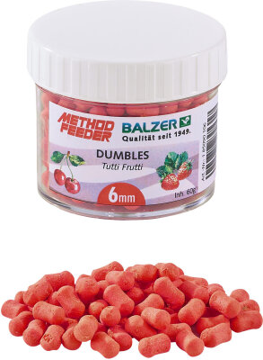 Balzer Method Feeder Dumbbells 6 mm - Rot/Tutti Frutti