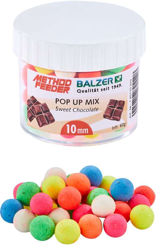 Balzer Method Feeder Pop Up Mix 10 mm - Sweet Chocolate