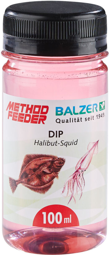 Balzer Method Feeder Dip - Pink-Heilbutt-Tintenfisch