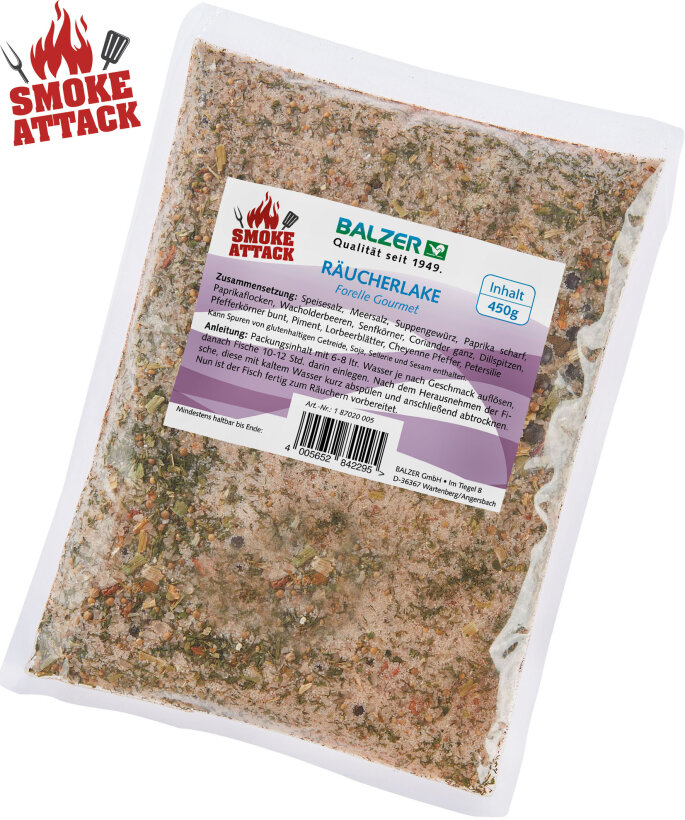 Balzer Smoke Attack Räucherlake - Forelle Gourmet