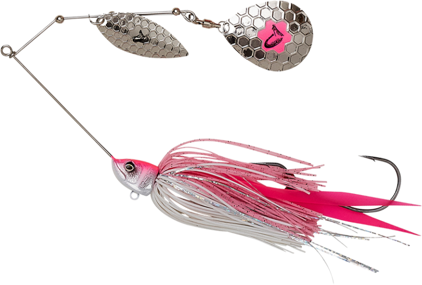 Savage Gear DaBush Spinnerbait - Pink Silver 14 cm / 21 g