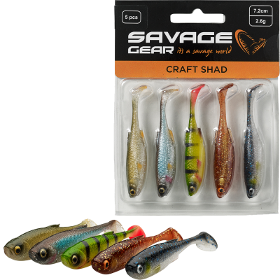 Savage Gear Craft Shad - Clearwater Mix