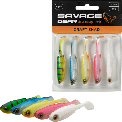 Savage Gear Craft Shad - Dark Water Mix