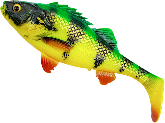 Savage Gear 4D Perch Shad - Firetiger