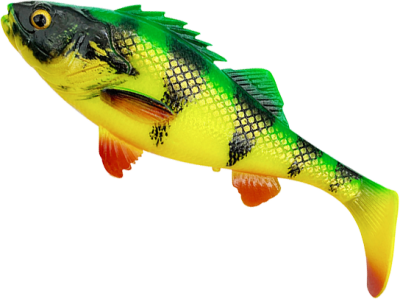 Savage Gear 4D Perch Shad - Firetiger