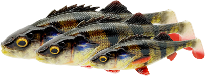 Savage Gear 4D Perch Shad - Firetiger