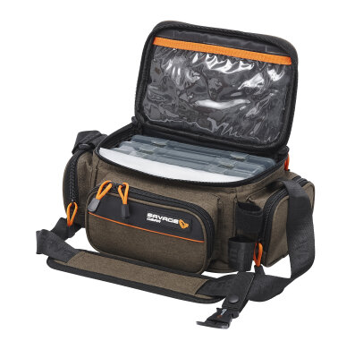 Savage Gear System Box Bag S mit 3 Boxen