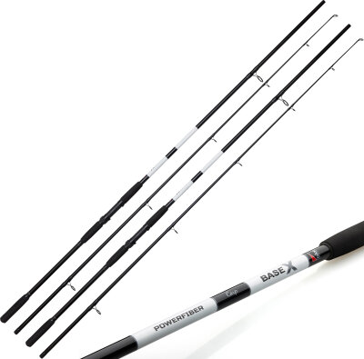 Fischzeux Freilauf Karpfenset 2x Base-X Carp 3 lbs + 2x...