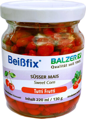 Balzer Beißfix Süsser Mais - Tutti Frutti rot