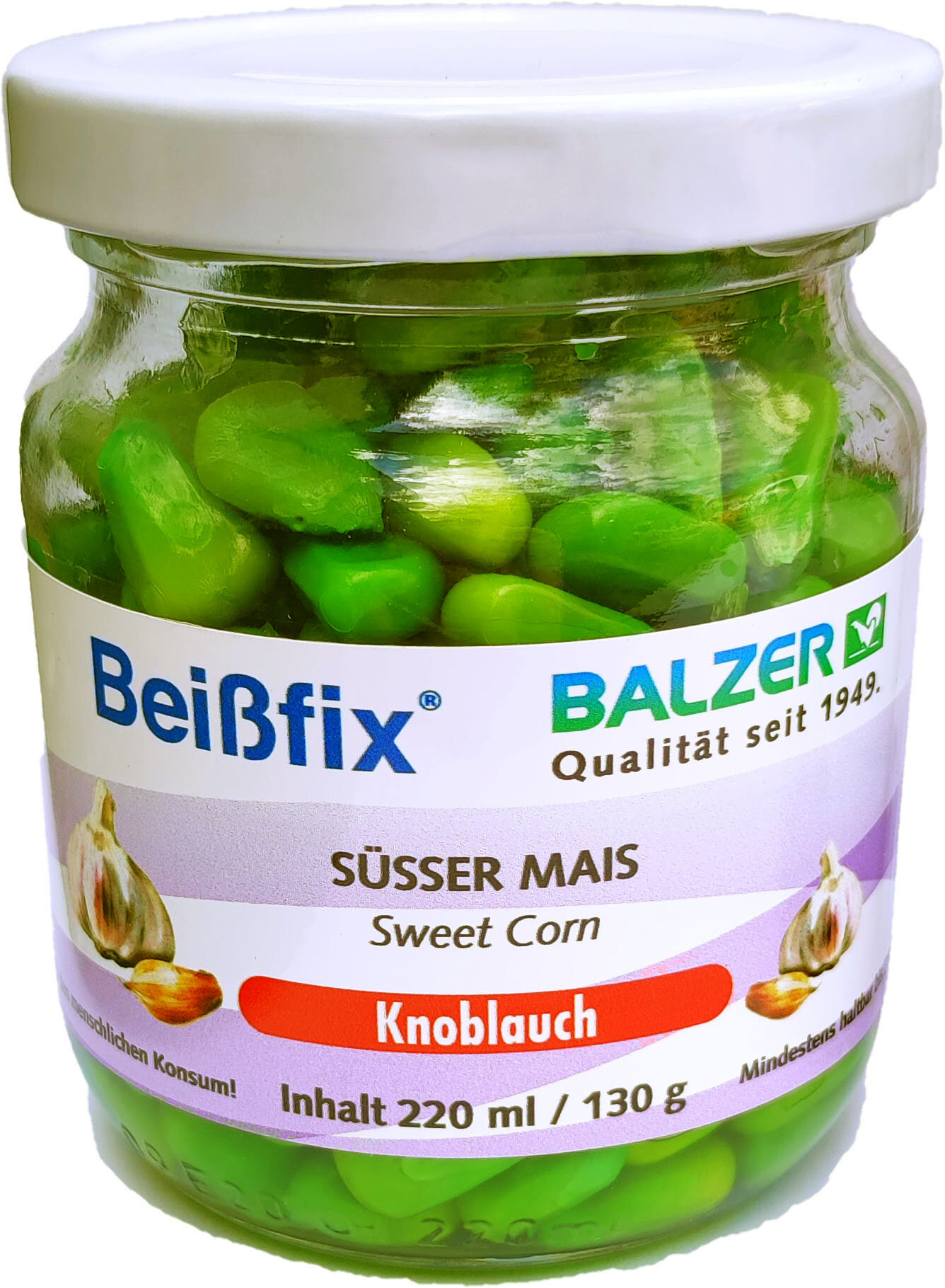 Balzer Beißfix Süsser Mais - Knoblauch grün - Fischzeux.at Angelshop, 4 ...