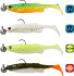 Savage Gear Fat Minnow T-Tail RTF - Dark Water Mix