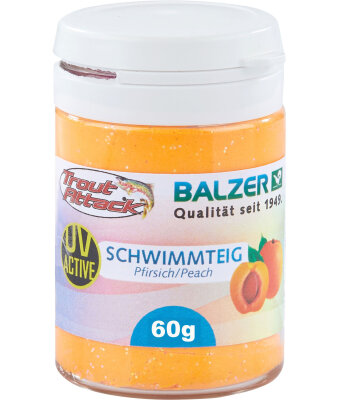 Balzer Trout Attack Forellenteig - Pfirsich/orange UV