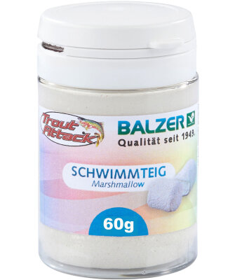 Balzer Trout Attack Forellenteig - Marshmallow/weiss