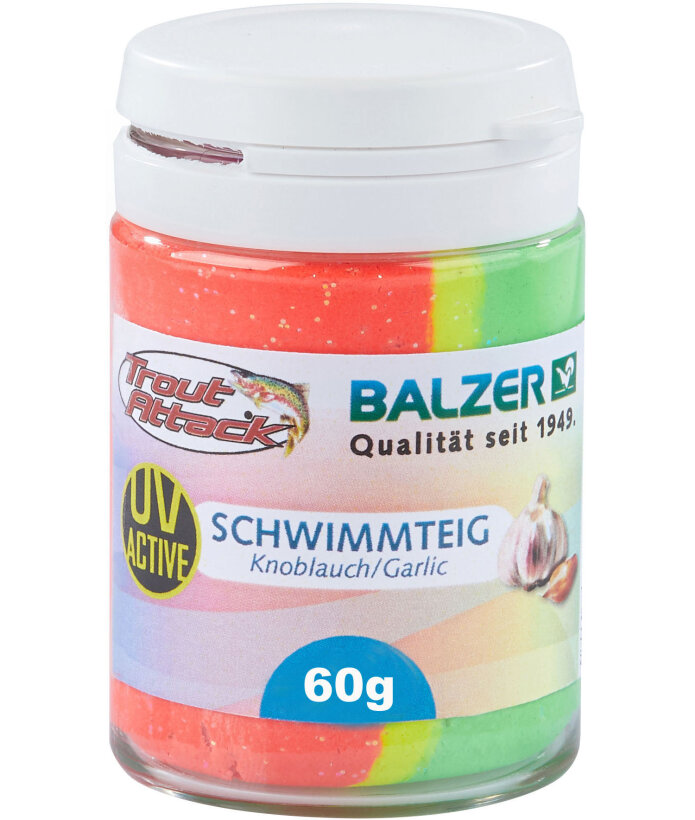 Balzer Trout Attack Forellenteig - Knoblauch/Rainbow UV