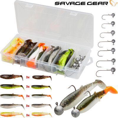 Savage Gear Cannibal Shad Kit - Shad-Set