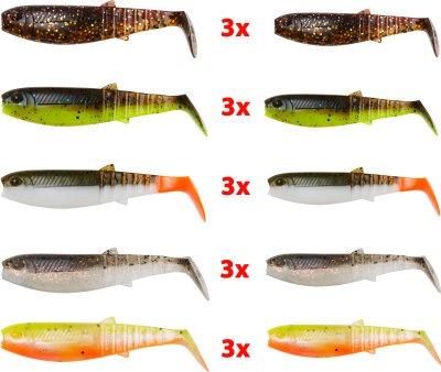 Savage Gear Cannibal Shad Kit - Shad-Set