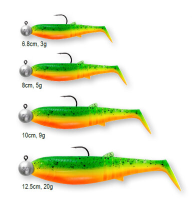 Savage Gear Cannibal Shad Mix UV - Clearwater Mix