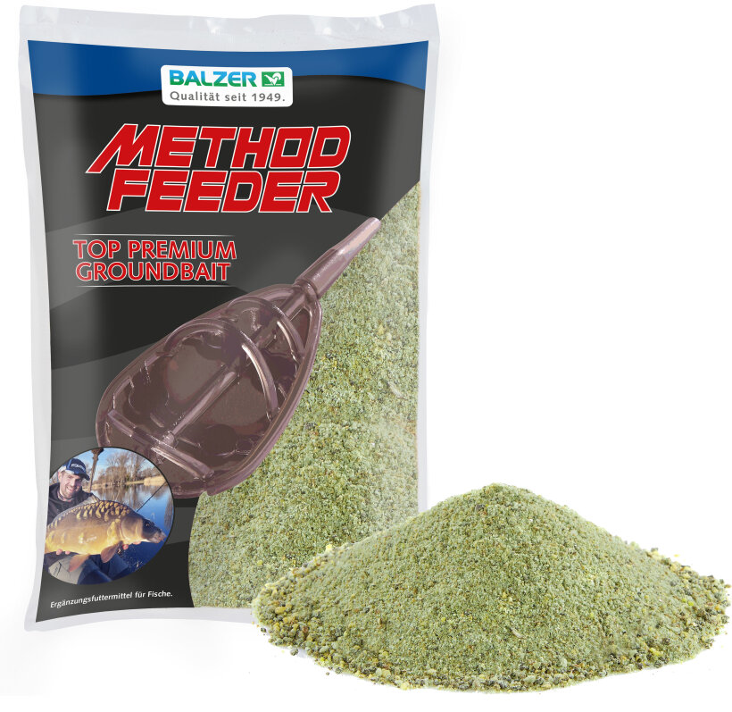 Balzer Premium Method Feeder Fertig-Futter - Allround Green