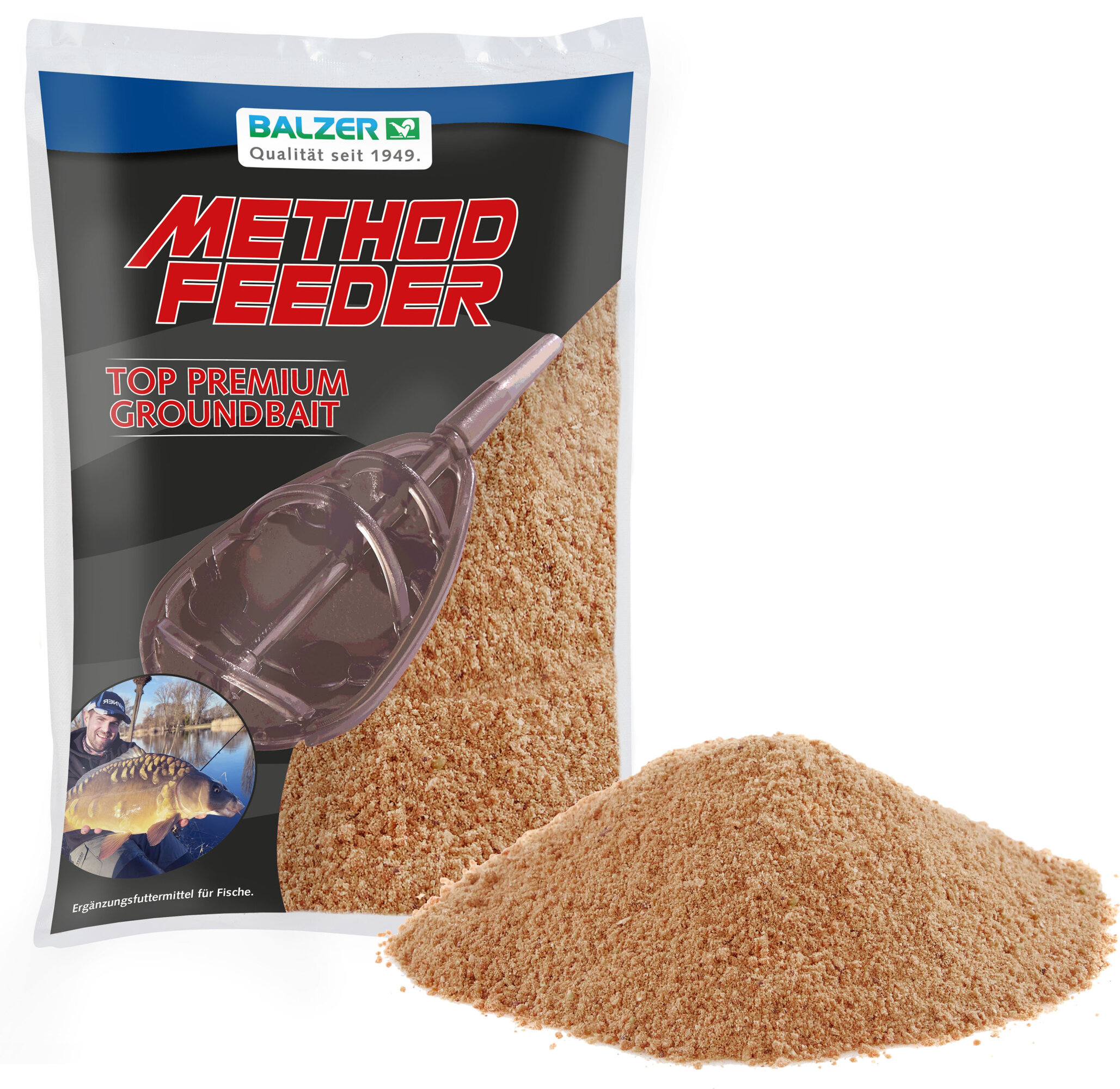 Balzer Premium Method Feeder FertigFutter Spicy Krill Fischzeux.at