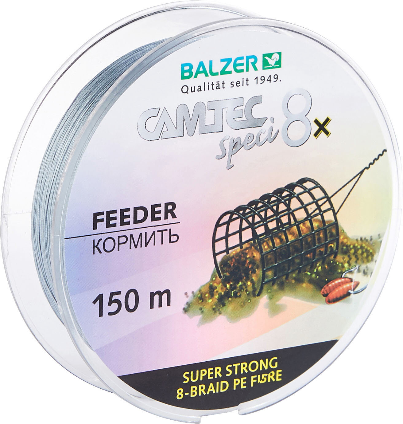 Balzer Camtec Speci 8x - Feeder (grau) 0,12 mm / 9,0 kg - Fischzeux.at