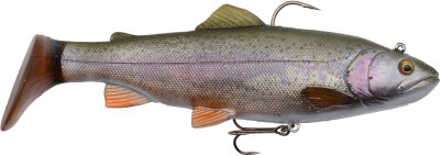 Savage Gear 4D Trout Rattle Shad - Rainbow Trout