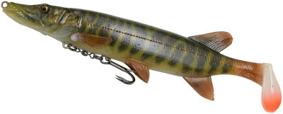 Savage Gear 4D Pike Shad - Striped Pike 20 cm