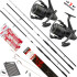 Fischzeux Freilauf Karpfenset 2x Base-X Carp 3 lbs + 2x Runshift 3L FS 3,60 m