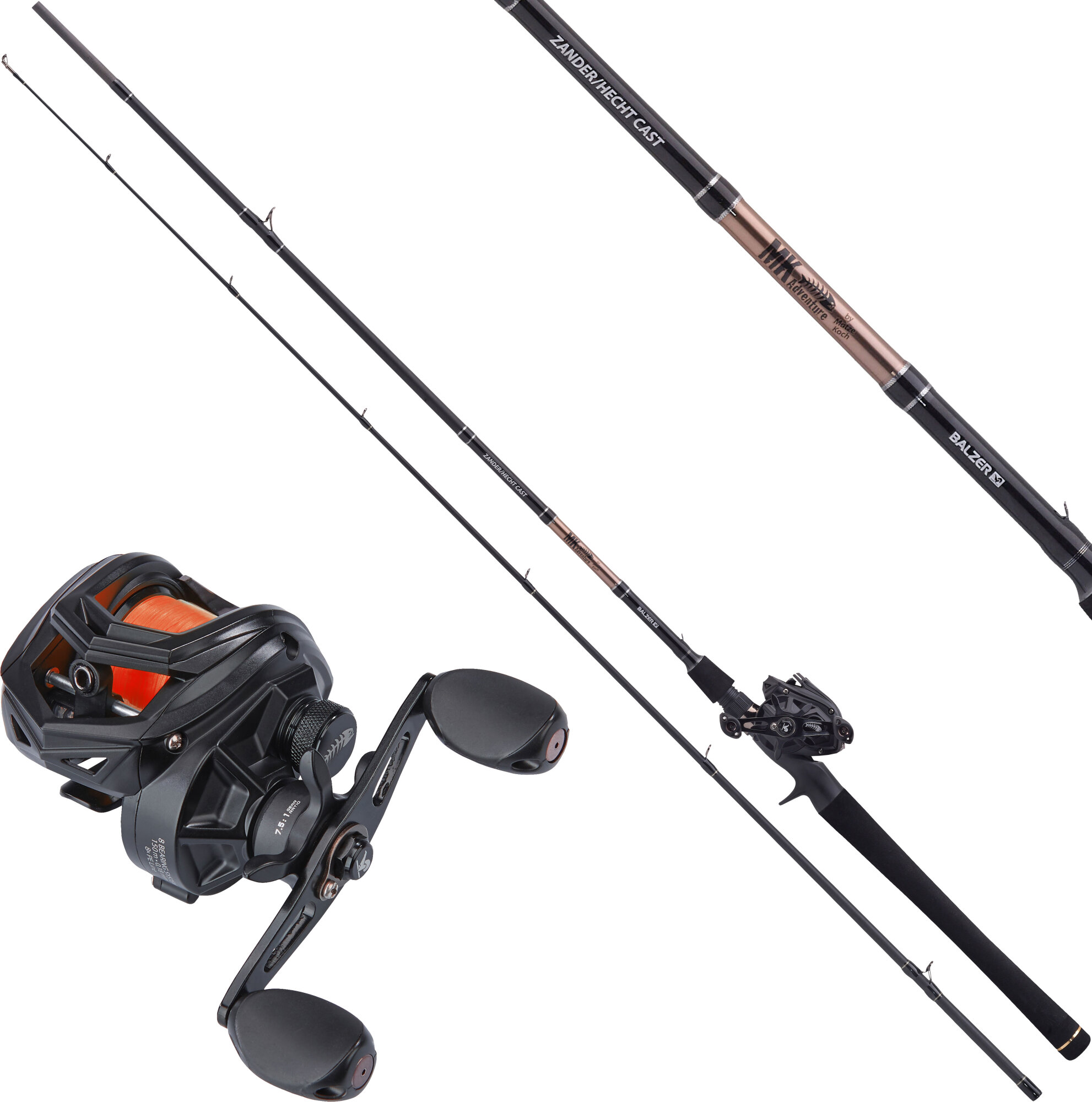 Balzer Matze Koch Combo Zander/Hecht Cast Angelset mit Baitcastrolle -  Fischzeux.at Angelshop, 113,90