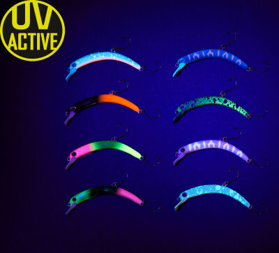 Balzer Trout Attack Forellen Wobbler "Peachy" Black Albino