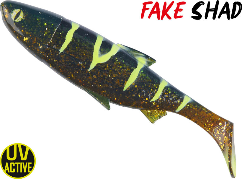 Balzer Shirasu Fake Shad - UV Toxic Motoroil