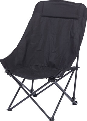 Balzer Komfort Faltstuhl mit Nackenbereich schwarz