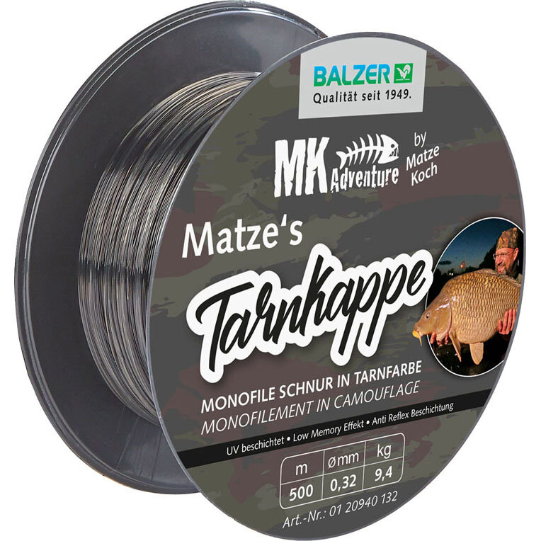 Balzer MK Adventure Carp - Monofile Karpfenschnur "Tarnkappe"