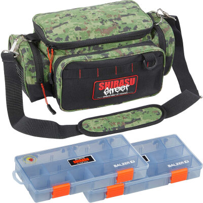 Balzer Shirasu Organizer Tasche mit 2 Boxen - Klein