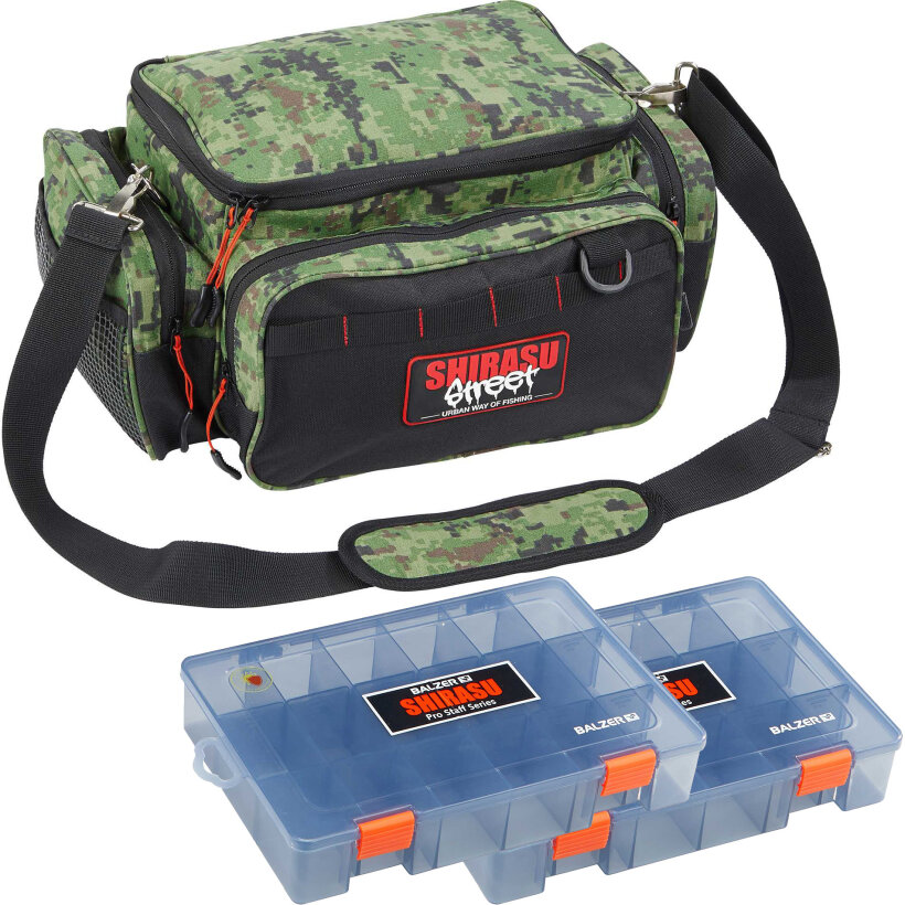 Balzer Shirasu Organizer Tasche mit 2 Boxen - Mittel