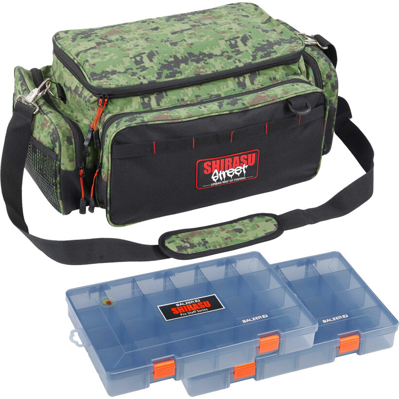 Balzer Shirasu Organizer Tasche mit 2 Boxen - Groß