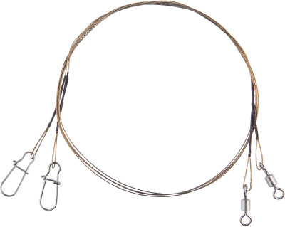 Balzer 1x7 Niroflex Edelstahlvorfach mit Snap und Tonne...