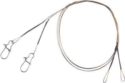 Balzer 1x7 Niroflex Edelstahlvorfach mit Snap und...