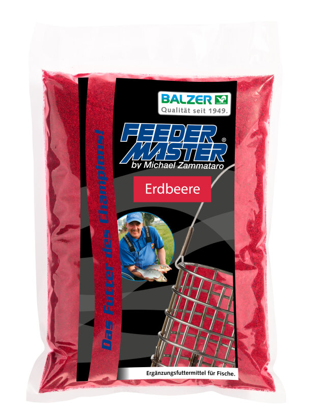 Balzer Michael Zammataros Feedermaster Futter - Erdbeere