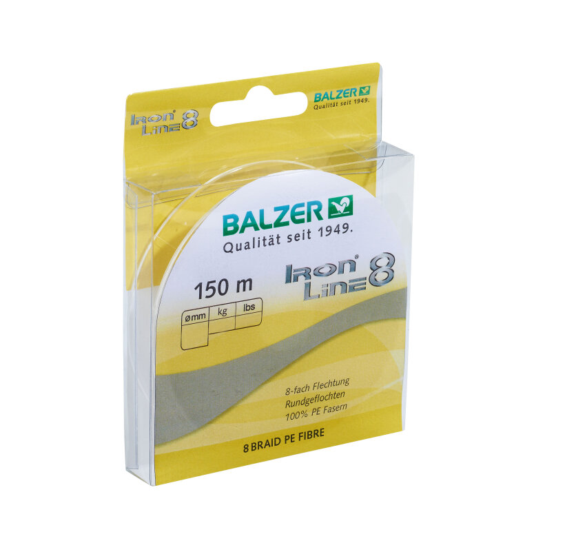 Balzer Iron Line 8 Gelb 0,10 mm